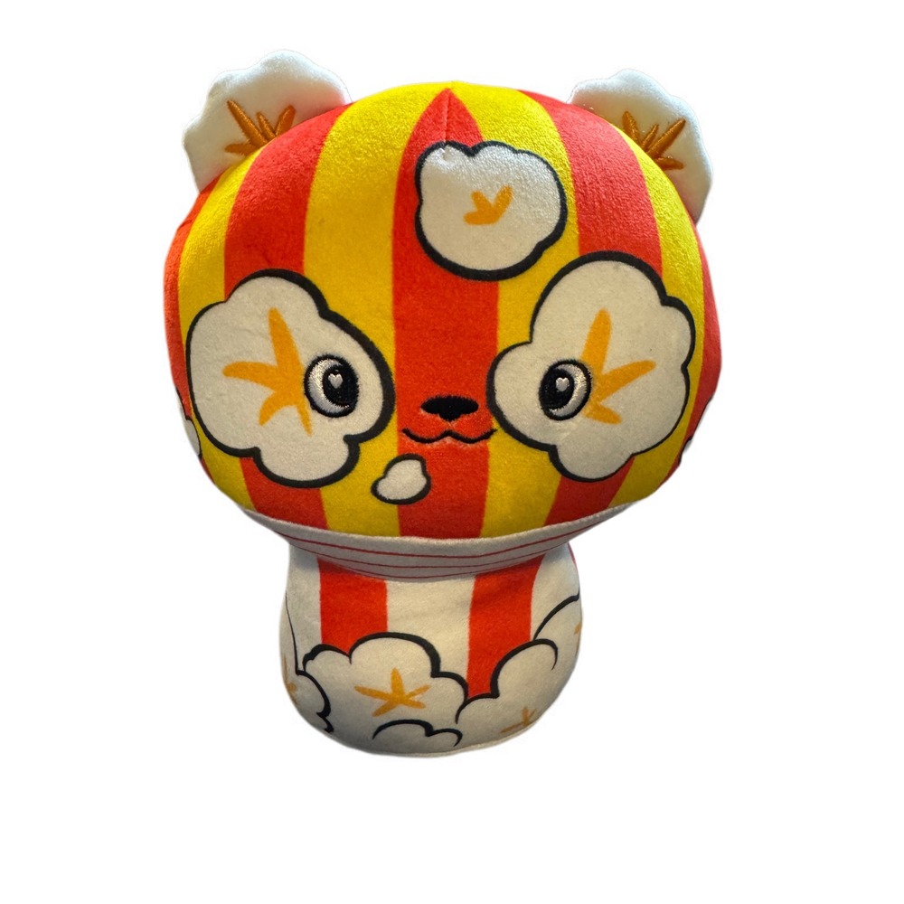 Mewaii Pop Art‎ Popcorn Plush Stuffed Animal Squishy Toy Yellow Red White Cute